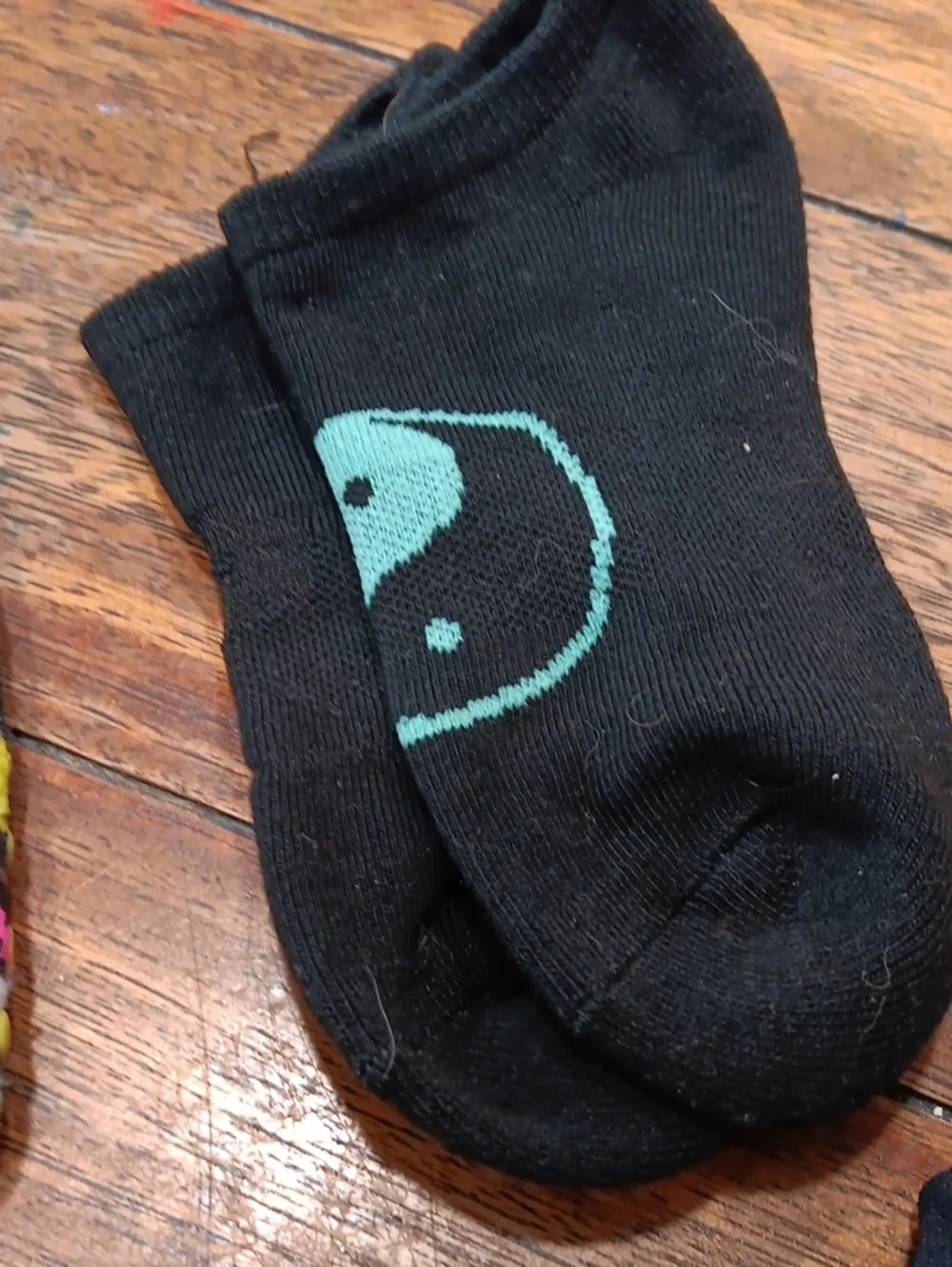 Assorted Women’s No-Show Socks - Grey, Black, Teal, Multicolor